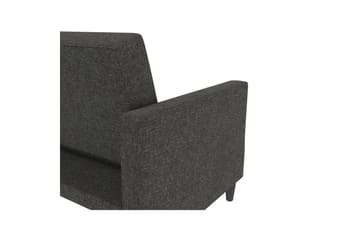 Sovesofa Hartford 203x83x82 cm, Antrasitt, Linstoffutseende (100 % polyester) - 203x83x82 cm, Antrasitt, Linstoffutseende (100 % polyester) - Møbler - Sofaer - Sovesofaer - 3 seters sovesofa