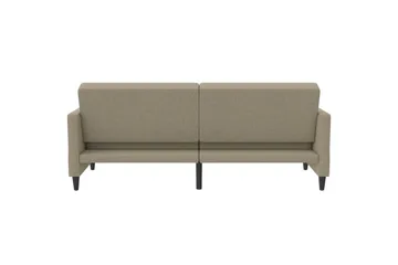 Sovesofa Hartford 203x83x82 cm, Cappucino, Linstoffutseende (100 % polyester) - 203x83x82 cm, Cappucino, Linstoffutseende (100 % polyester) - Møbler - Sofaer - Sovesofaer - 3 seters sovesofa