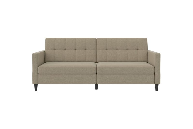 Sovesofa Hartford 203x83x82 cm, Cappucino, Linstoffutseende (100 % polyester) - 203x83x82 cm, Cappucino, Linstoffutseende (100 % polyester) - Møbler - Sofaer - Sovesofaer - 3 seters sovesofa