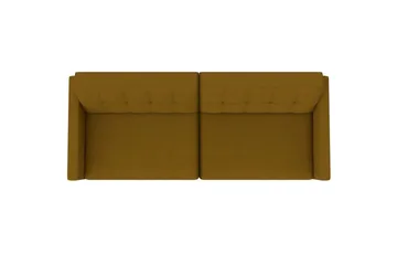 Sovesofa Hartford 203x83x82 cm, Curry, Linstoffutseende (100 % polyester) - 203x83x82 cm, Curry, Linstoffutseende (100 % polyester) - Møbler - Sofaer - Sovesofaer - 3 seters sovesofa