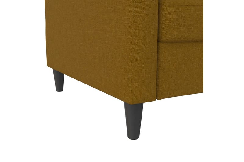 Sovesofa Hartford 203x83x82 cm, Curry, Linstoffutseende (100 % polyester) - 203x83x82 cm, Curry, Linstoffutseende (100 % polyester) - Møbler - Sofaer - Sovesofaer - 3 seters sovesofa