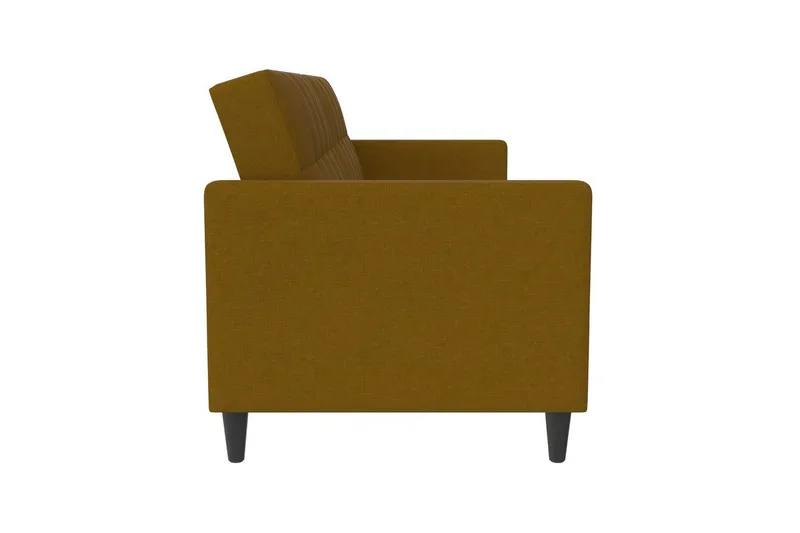 Sovesofa Hartford 203x83x82 cm, Curry, Linstoffutseende (100 % polyester) - 203x83x82 cm, Curry, Linstoffutseende (100 % polyester) - Møbler - Sofaer - Sovesofaer - 3 seters sovesofa