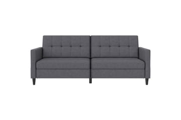 Sovesofa Hartford 203x83x82 cm, Grå, Linstoffutseende (100 % polyester) - 203x83x82 cm, Grå, Linstoffutseende (100 % polyester) - Møbler - Sofaer - Sovesofaer - 3 seters sovesofa