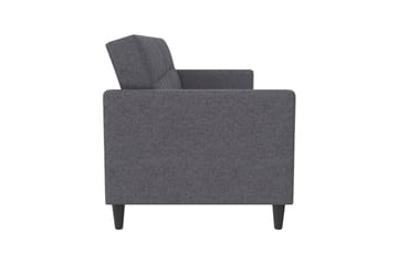 Sovesofa Hartford 203x83x82 cm, Grå, Linstoffutseende (100 % polyester) - 203x83x82 cm, Grå, Linstoffutseende (100 % polyester) - Møbler - Sofaer - Sovesofaer - 3 seters sovesofa