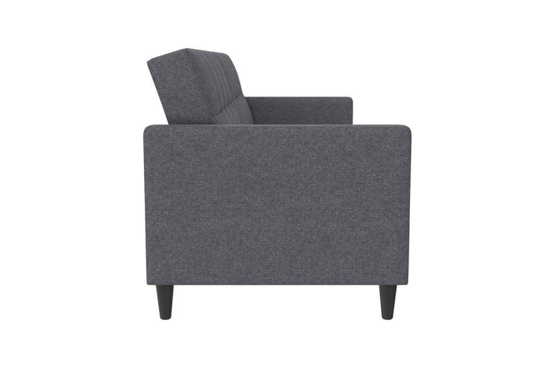 Sovesofa Hartford 203x83x82 cm, Grå, Linstoffutseende (100 % polyester) - 203x83x82 cm, Grå, Linstoffutseende (100 % polyester) - Møbler - Sofaer - Sovesofaer - 3 seters sovesofa