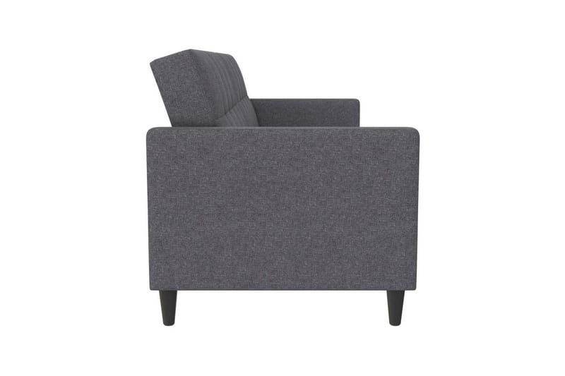 Sovesofa Hartford 203x83x82 cm, Grå, Linstoffutseende (100 % polyester) - 203x83x82 cm, Grå, Linstoffutseende (100 % polyester) - Møbler - Sofaer - Sovesofaer - 3 seters sovesofa