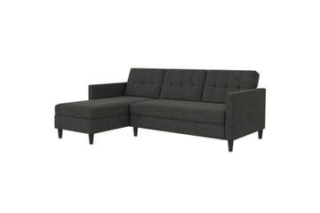 213x153x82 cm, Antrasitt, Linstoffutseende (100 % polyester)