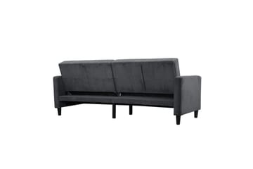 Sovesofa Hartford II 203x83x82 cm, Antrasitt - 203x83x82 cm, Antrasitt - Møbler - Sofaer - Sovesofaer - 3 seters sovesofa