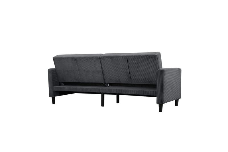 Sovesofa Hartford II 203x83x82 cm, Antrasitt - 203x83x82 cm, Antrasitt - Møbler - Sofaer - Sovesofaer - 3 seters sovesofa