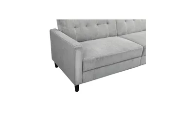Sovesofa Hartford II 203x83x82 cm, Grå - 203x83x82 cm, Grå - Møbler - Sofaer - Sovesofaer - 3 seters sovesofa