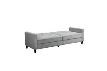 Sovesofa Hartford II 203x83x82 cm, Grå - 203x83x82 cm, Grå - Møbler - Sofaer - Sovesofaer - 3 seters sovesofa