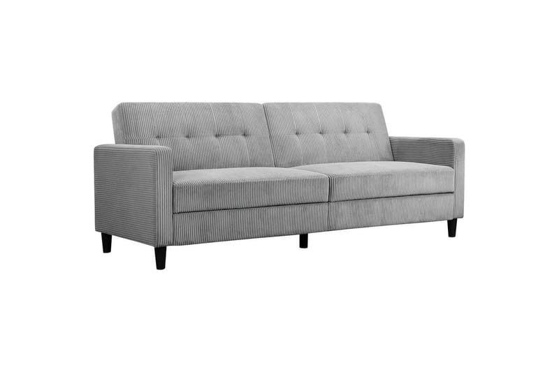 Sovesofa Hartford II 203x83x82 cm, Grå - 203x83x82 cm, Grå - Møbler - Sofaer - Sovesofaer - 3 seters sovesofa