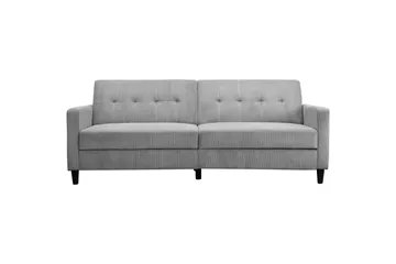 Sovesofa Hartford II 203x83x82 cm, Grå - 203x83x82 cm, Grå - Møbler - Sofaer - Sovesofaer - 3 seters sovesofa
