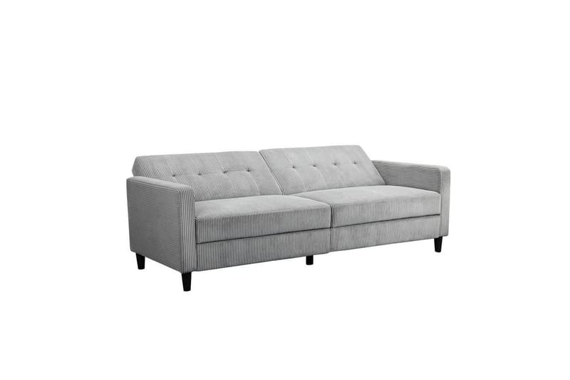 Sovesofa Hartford II 203x83x82 cm, Grå - 203x83x82 cm, Grå - Møbler - Sofaer - Sovesofaer - 3 seters sovesofa