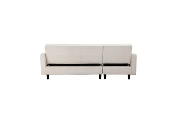 Sovesofa Hartford II 203x83x82 cm, Krem - 203x83x82 cm, Krem - Møbler - Sofaer - Sovesofaer - 3 seters sovesofa