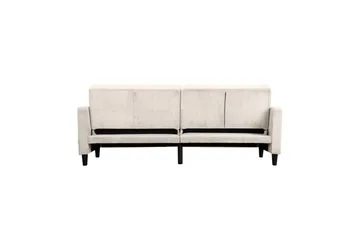 Sovesofa Hartford II 203x83x82 cm, Krem - 203x83x82 cm, Krem - Møbler - Sofaer - Sovesofaer - 3 seters sovesofa