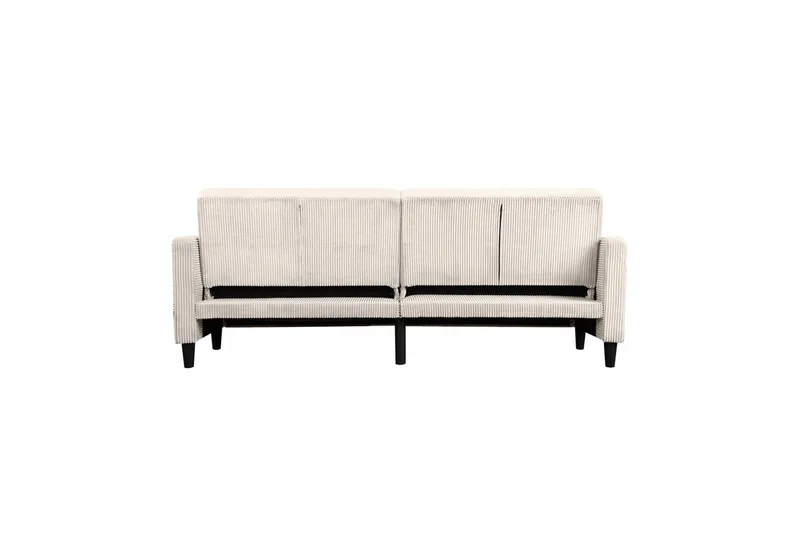 Sovesofa Hartford II 203x83x82 cm, Krem - 203x83x82 cm, Krem - Møbler - Sofaer - Sovesofaer - 3 seters sovesofa