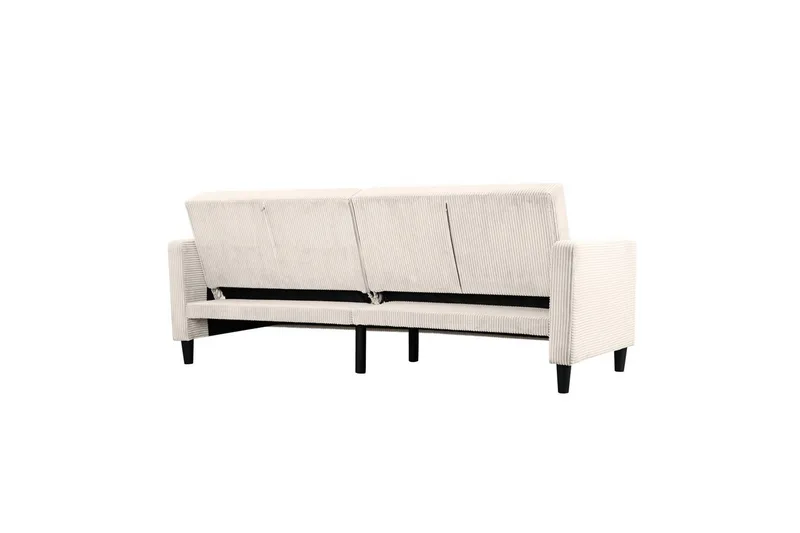 Sovesofa Hartford II 203x83x82 cm, Krem - 203x83x82 cm, Krem - Møbler - Sofaer - Sovesofaer - 3 seters sovesofa
