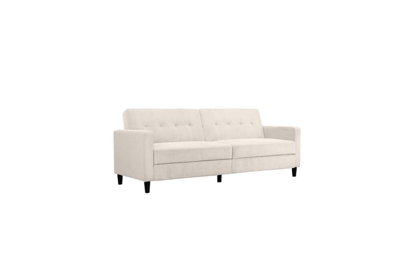 Sovesofa Hartford II 203x83x82 cm, Krem - 203x83x82 cm, Krem - Møbler - Sofaer - Sovesofaer - 3 seters sovesofa