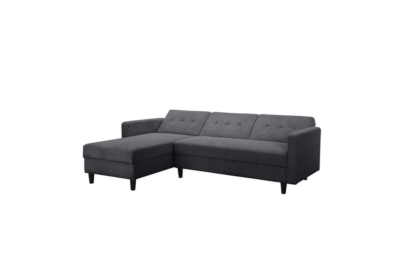 Sovesofa Hartford II 213x153x82 cm, Antrasitt - 213x153x82 cm, Antrasitt - Møbler - Sofaer - Sovesofaer - Sovesofa divan