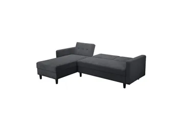 Sovesofa Hartford II 213x153x82 cm, Antrasitt - 213x153x82 cm, Antrasitt - Møbler - Sofaer - Sovesofaer - Sovesofa divan