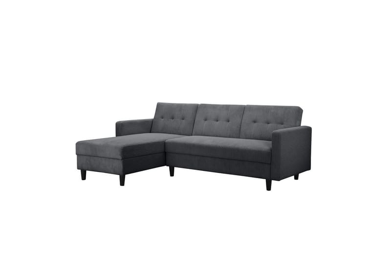 Sovesofa Hartford II 213x153x82 cm, Antrasitt - 213x153x82 cm, Antrasitt - Møbler - Sofaer - Sovesofaer - Sovesofa divan