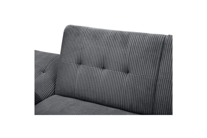 Sovesofa Hartford II 213x153x82 cm, Antrasitt - 213x153x82 cm, Antrasitt - Møbler - Sofaer - Sovesofaer - Sovesofa divan