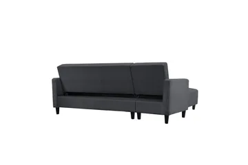 Sovesofa Hartford II 213x153x82 cm, Antrasitt - 213x153x82 cm, Antrasitt - Møbler - Sofaer - Sovesofaer - Sovesofa divan