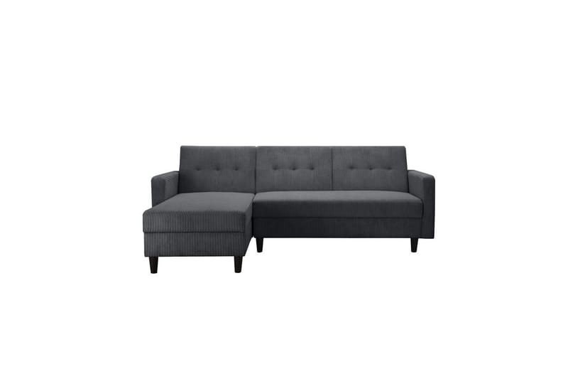 Sovesofa Hartford II 213x153x82 cm, Antrasitt - 213x153x82 cm, Antrasitt - Møbler - Sofaer - Sovesofaer - Sovesofa divan