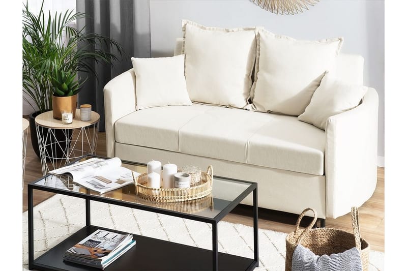 Sovesofa Hitchin - Beige - Møbler - Sofaer - Sovesofaer - Forovervendt sovesofa