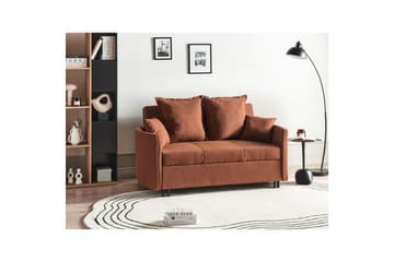 Sovesofa Hovin - Brun, Svart - Møbler - Sofaer - Sovesofaer - 2 seters sovesofa