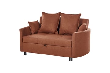 Sovesofa Hovin - Brun, Svart - Møbler - Sofaer - Sovesofaer - 2 seters sovesofa