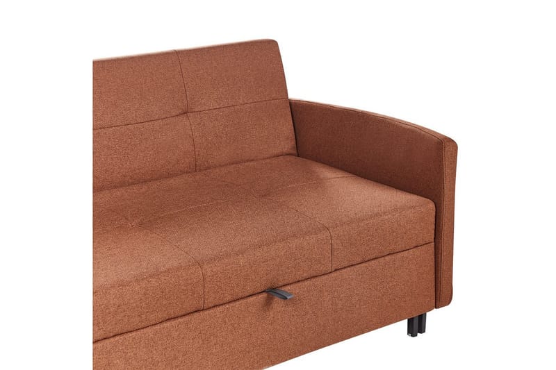 Sovesofa Hovin - Brun, Svart - Møbler - Sofaer - Sovesofaer - 2 seters sovesofa