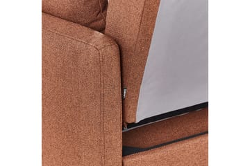 Sovesofa Hovin - Brun, Svart - Møbler - Sofaer - Sovesofaer - 2 seters sovesofa