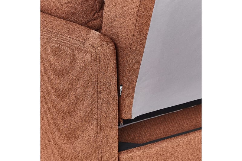 Sovesofa Hovin - Brun, Svart - Møbler - Sofaer - Sovesofaer - 2 seters sovesofa