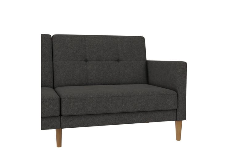 Sovesofa Lilly Antrasitt, Lin - Antrasitt, Lin - Møbler - Sofaer - Sovesofaer - 3 seters sovesofa