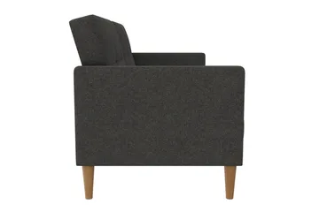 Sovesofa Lilly Antrasitt, Lin - Antrasitt, Lin - Møbler - Sofaer - Sovesofaer - 3 seters sovesofa