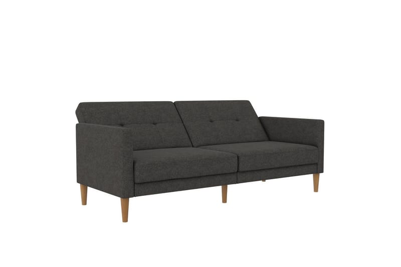Sovesofa Lilly Antrasitt, Lin - Antrasitt, Lin - Møbler - Sofaer - Sovesofaer - 3 seters sovesofa