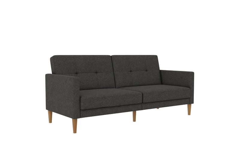 Sovesofa Lilly Antrasitt, Lin - Antrasitt, Lin - Møbler - Sofaer - Sovesofaer - 3 seters sovesofa