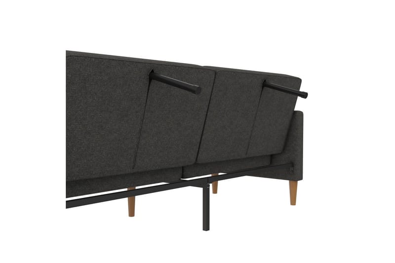 Sovesofa Lilly Antrasitt, Lin - Antrasitt, Lin - Møbler - Sofaer - Sovesofaer - 3 seters sovesofa
