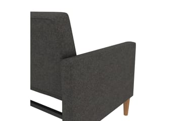 Sovesofa Lilly Antrasitt, Lin - Antrasitt, Lin - Møbler - Sofaer - Sovesofaer - 3 seters sovesofa