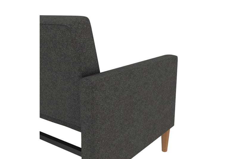 Sovesofa Lilly Antrasitt, Lin - Antrasitt, Lin - Møbler - Sofaer - Sovesofaer - 3 seters sovesofa
