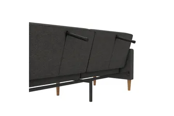 Sovesofa Lilly Antrasitt, Lin - Antrasitt, Lin - Møbler - Sofaer - Sovesofaer - 3 seters sovesofa