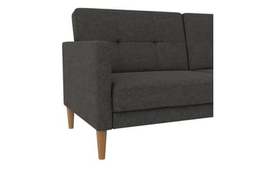 Sovesofa Lilly Antrasitt, Lin - Antrasitt, Lin - Møbler - Sofaer - Sovesofaer - 3 seters sovesofa