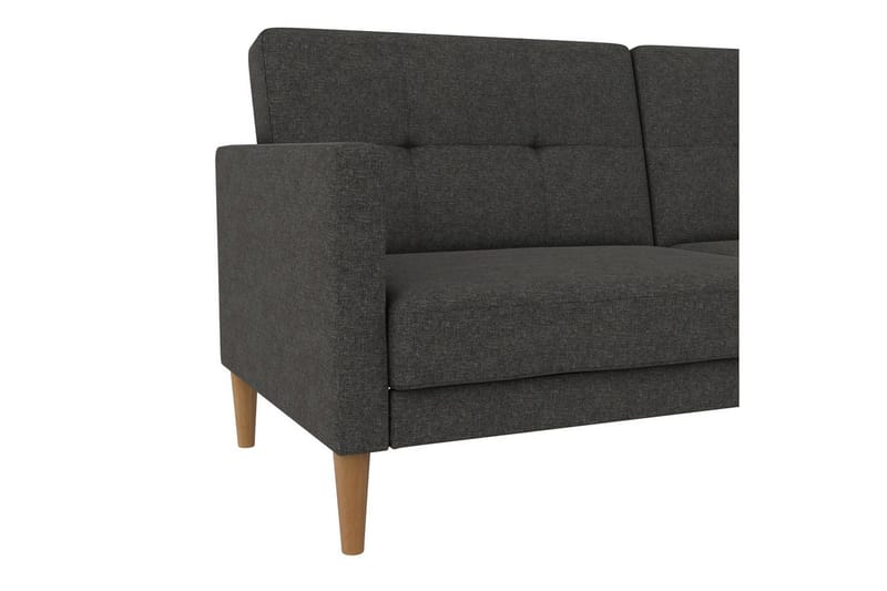 Sovesofa Lilly Antrasitt, Lin - Antrasitt, Lin - Møbler - Sofaer - Sovesofaer - 3 seters sovesofa