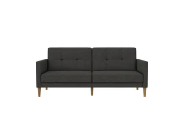 Sovesofa Lilly Antrasitt, Lin - Antrasitt, Lin - Møbler - Sofaer - Sovesofaer - 3 seters sovesofa