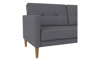 Sovesofa Lilly Lys grå, Lin - Lys grå, Lin - Møbler - Sofaer - Sovesofaer - 3 seters sovesofa