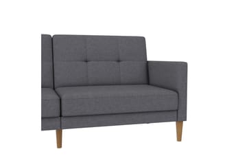 Sovesofa Lilly Lys grå, Lin - Lys grå, Lin - Møbler - Sofaer - Sovesofaer - 3 seters sovesofa