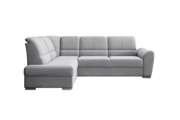 Sovesofa m. Sjeselong Keith 3-seter - Grå - Møbler - Sofaer - Sovesofaer - Langsgående sovesofa