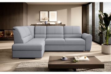 Sovesofa m. Sjeselong Keith 3-seter - Grå - Møbler - Sofaer - Sovesofaer - Langsgående sovesofa